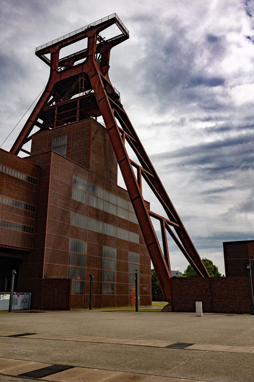 Flammenspiel Zeche Zollverein Essen